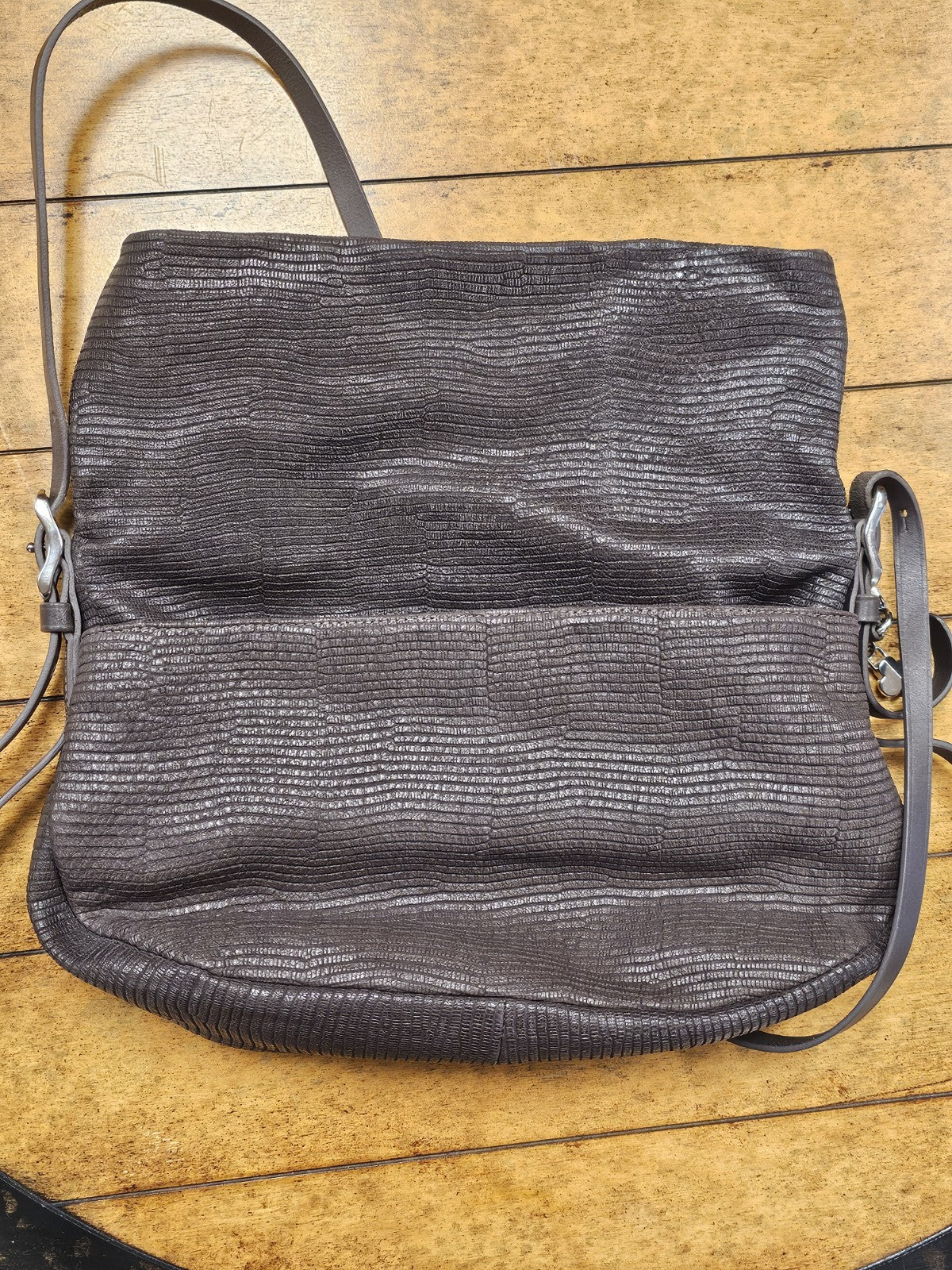 Jimmy Choo Boho Biker Chain Skin Shoulder Bag Handbag 