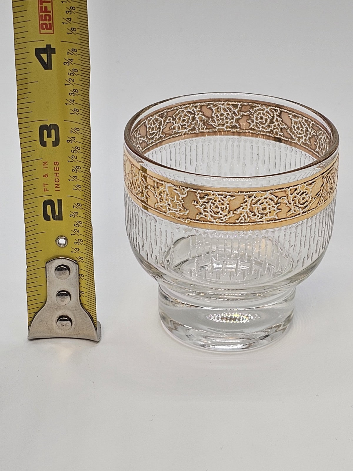 Vtg MCM Culver Gold Rim Tyrol Hollywood Regency Cocktail Pitcher & Glasses
