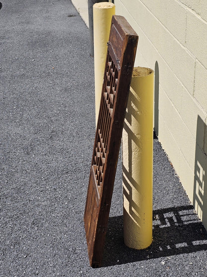 Antique 18th-19th Century Oriental Chinese Shutters Hanging Display Shelves