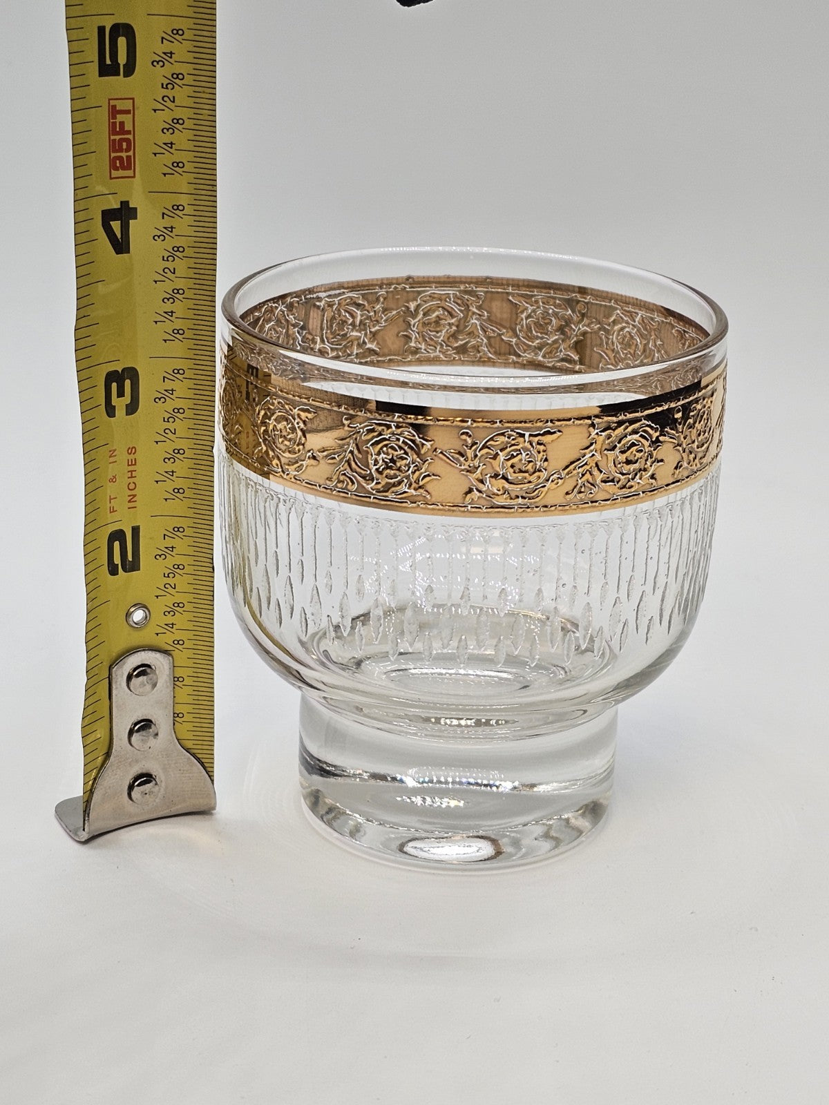 Vtg MCM Culver Gold Rim Tyrol Hollywood Regency Cocktail Pitcher & Glasses