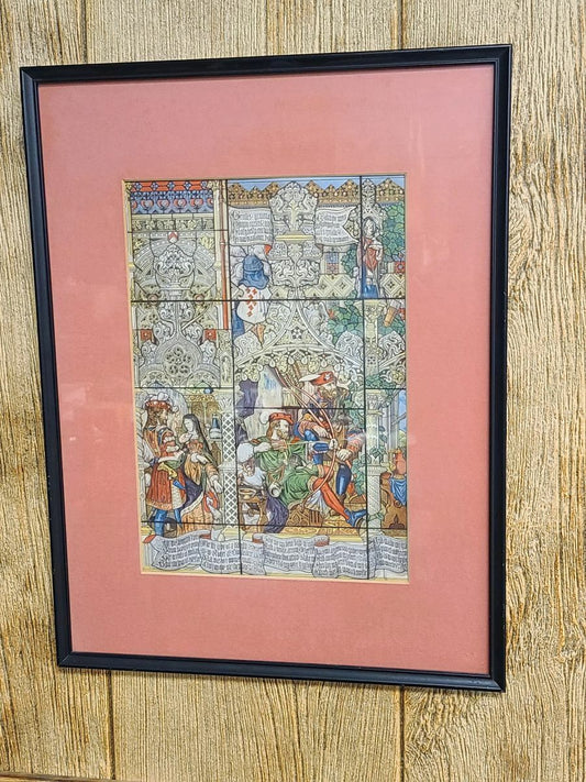 The Robin Hood Window Framed Litho Print