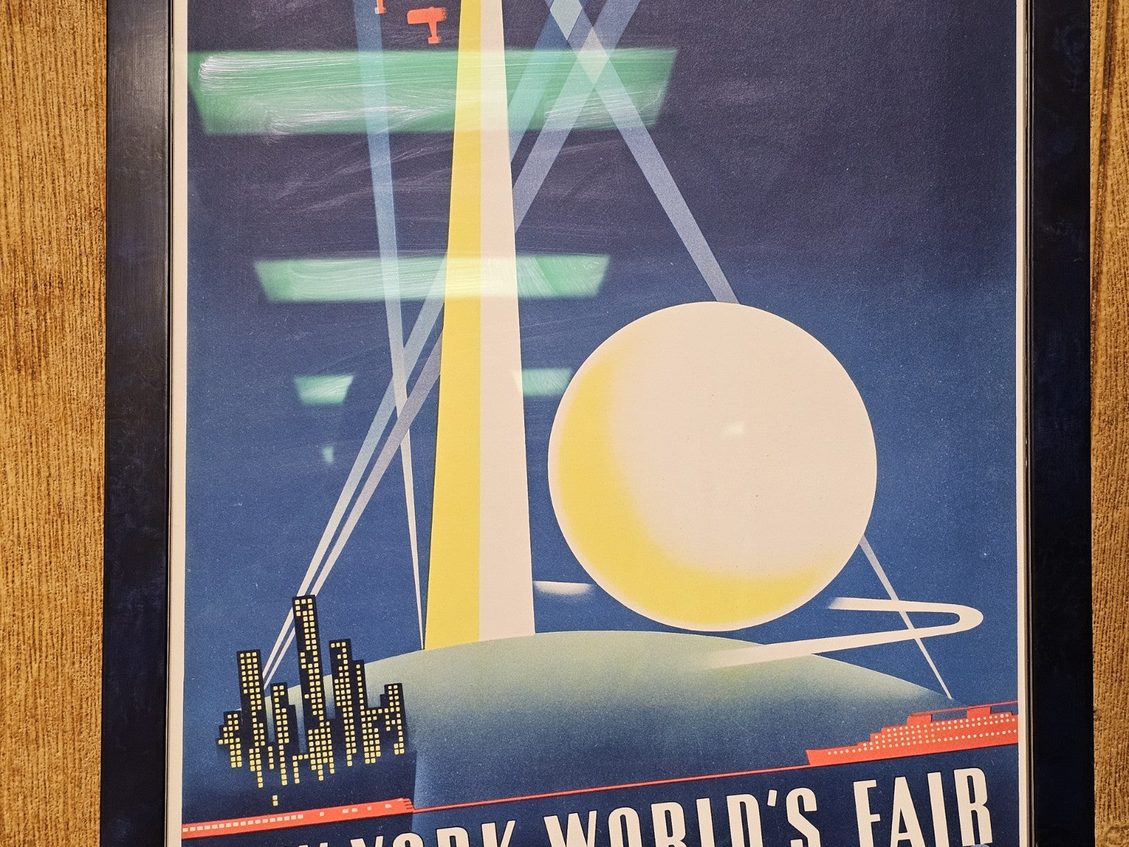 Original 1939 New York World's Fair Poster Joseph Binder Frame Measures 15 X 21