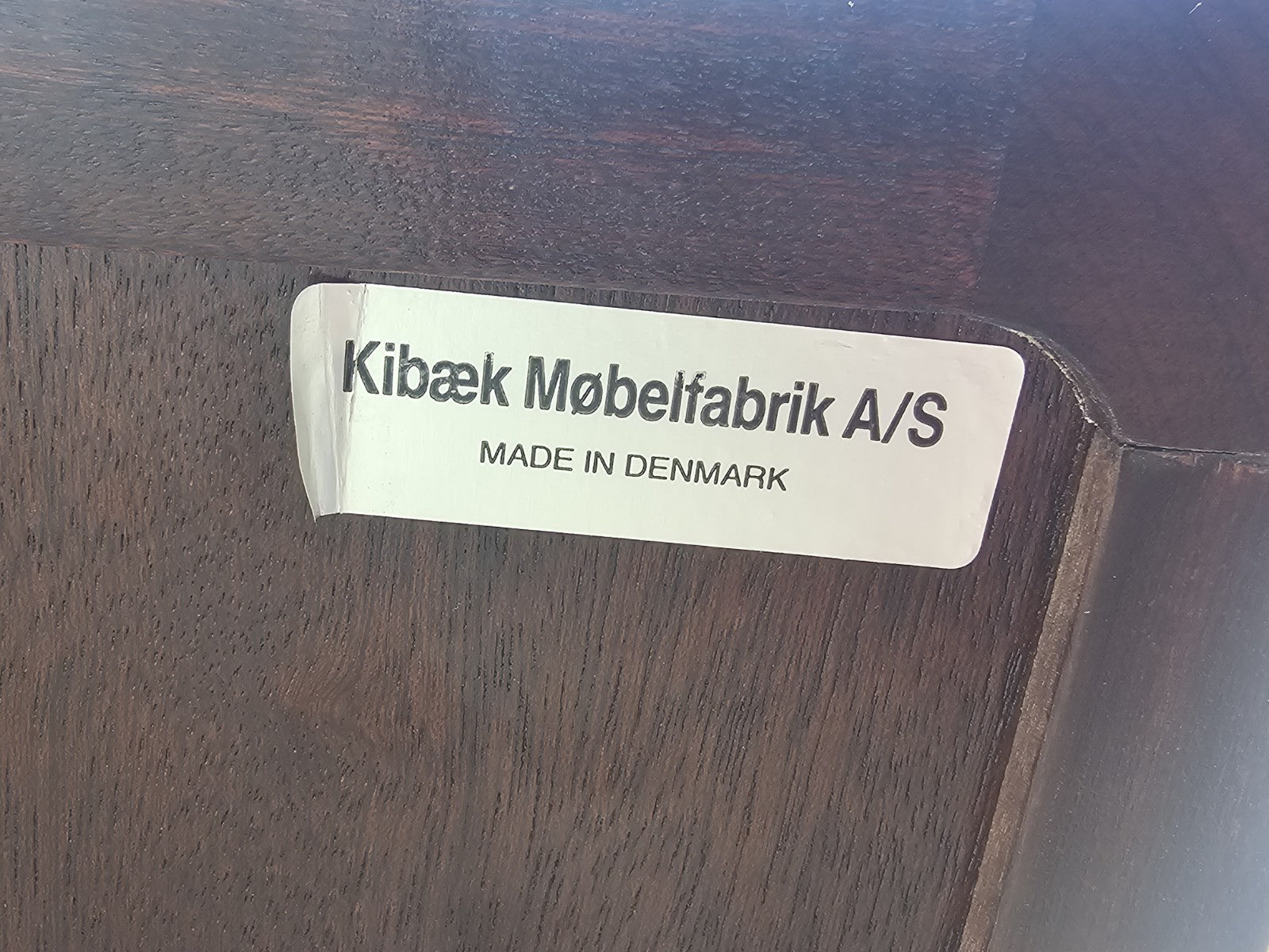MCM Danish Rosewood Dresser Set By Kibaek Mobelfabrik Long Dresser Bedroom 