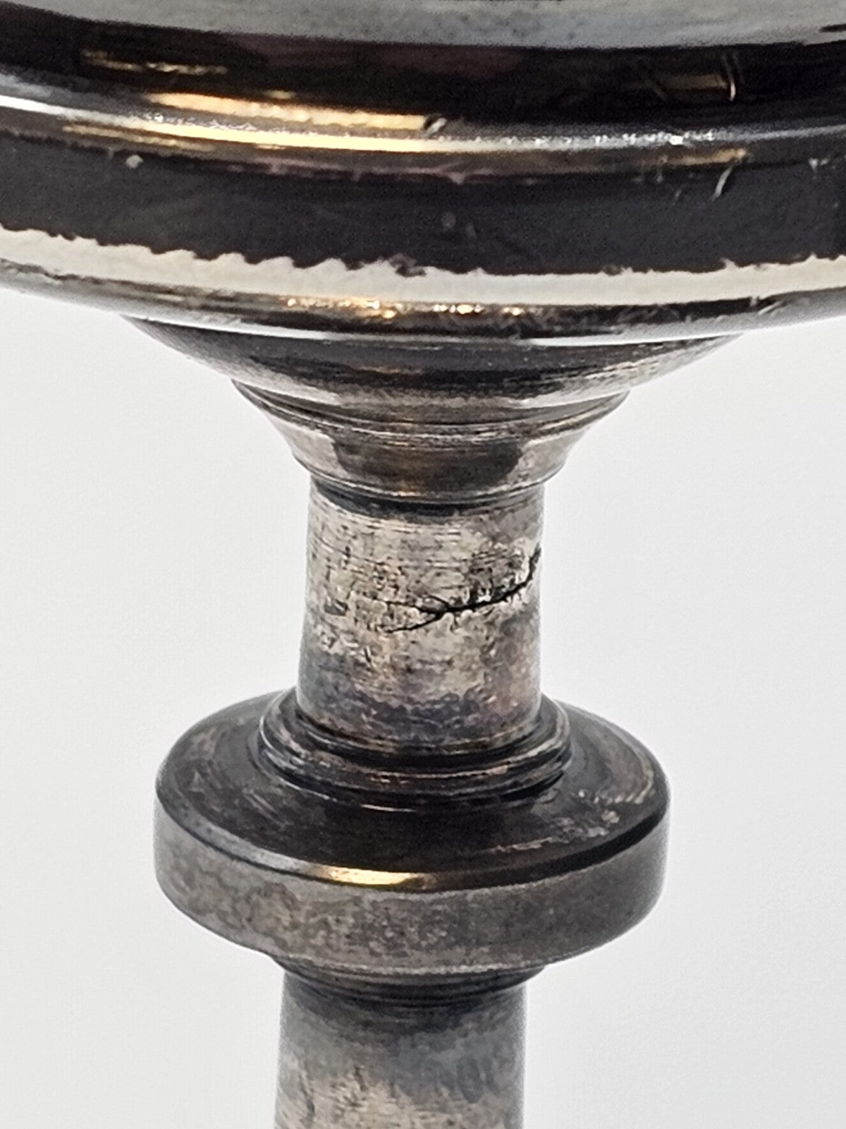 Reed & Barton Silver Plated Goblet Chalice Champagne Goblet Pair Very Ornate