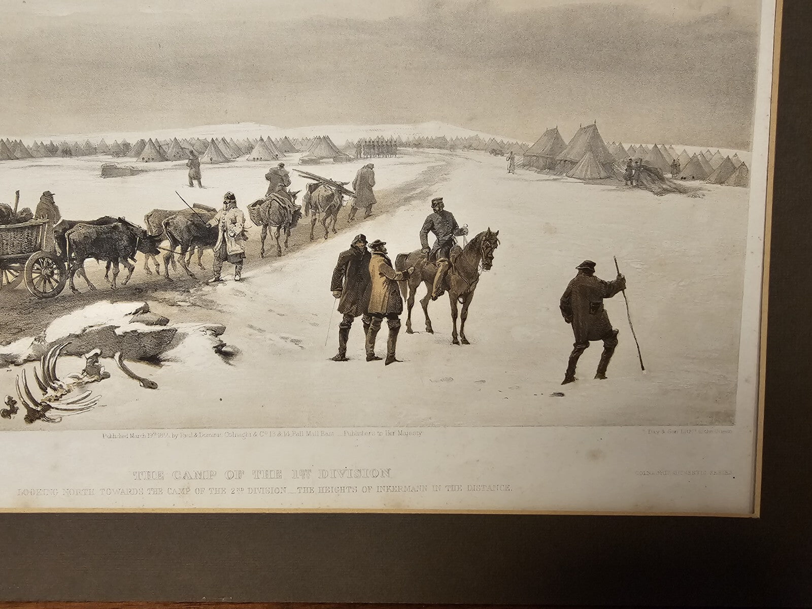 William Simpson 1850s Lithograph Pair Of The Crimean War In The East 