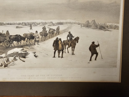 William Simpson 1850s Lithograph Pair Of The Crimean War In The East 