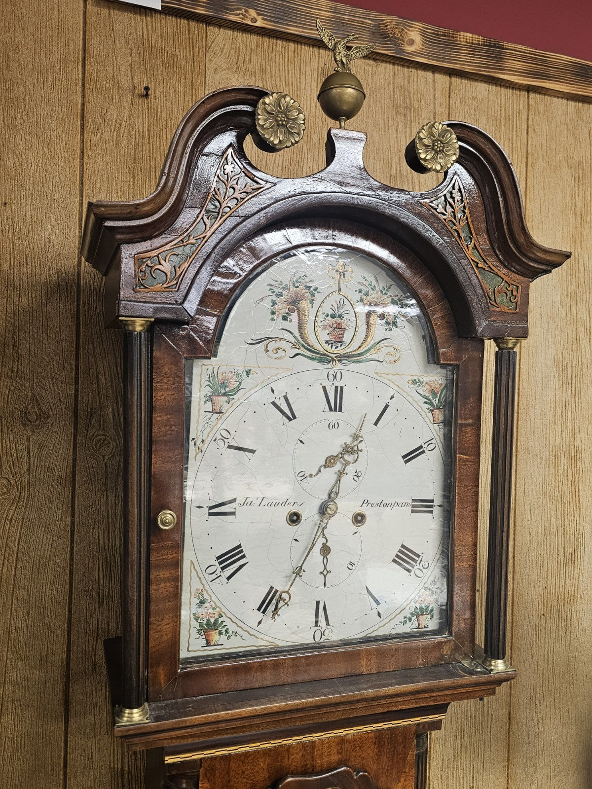 CA 1790 James Lauder Prestonpans Edinburgh Scottish Longcase Grandfather Clock