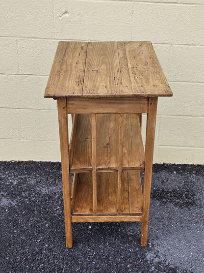 Reproduction Wormy Pine Side Table Accent Night Stand By Great British Pine Mine