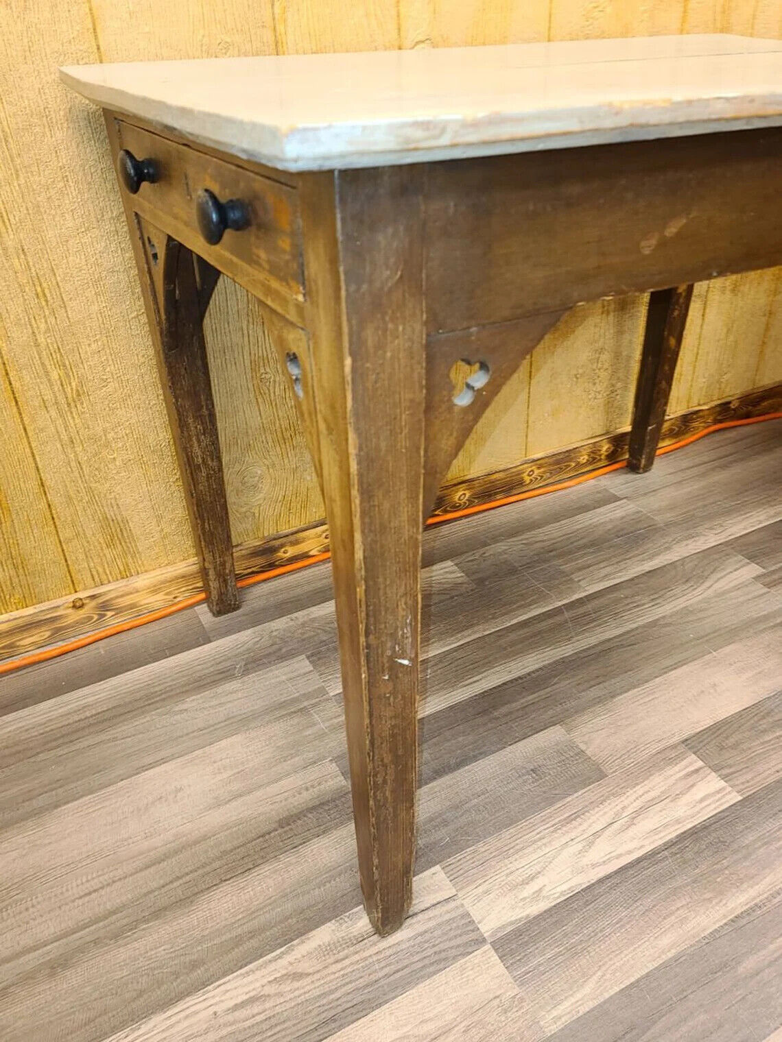 Distressed French Country Style Primitive Repurposed Table