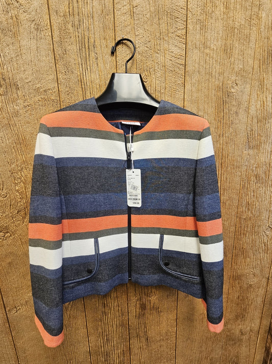 Akris Punto Multicolor Jacket Coat With Tags US Size 8 Zip Up W Pockets