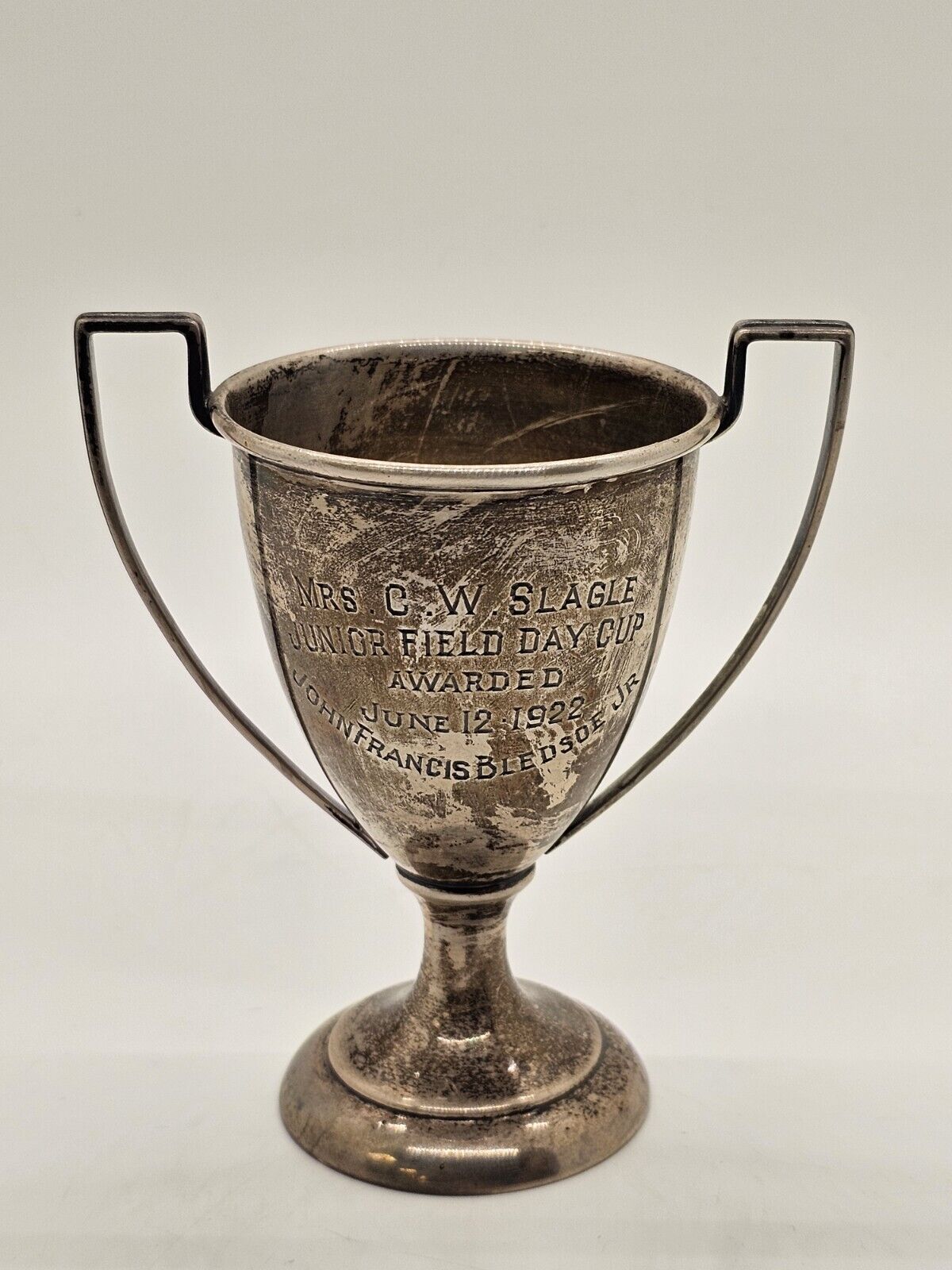 Vtg S Kirk & Son Co Sterling Trophy June 12 1922 Junior Field Day Cup