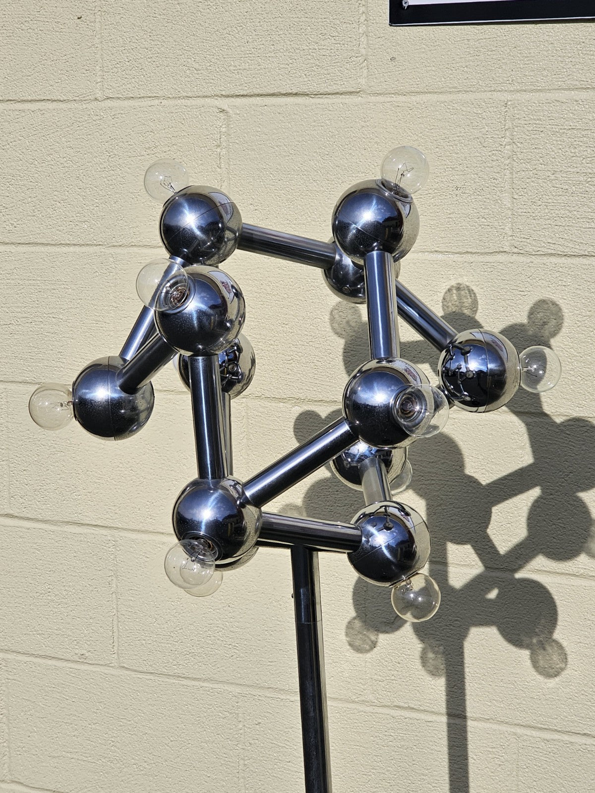 MCM Space Age Chrome Floor Lamp By Kalmar Franken Atomic Era JT Kalmar