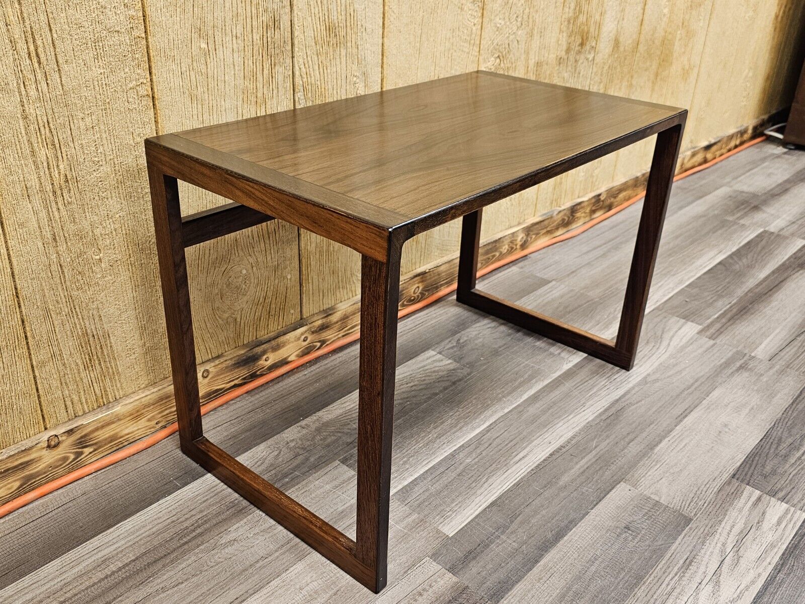 MCM Rosewood Nesting Tables Danish Scandinavian Set Of 2 Vildbjerg Mobelfabrik