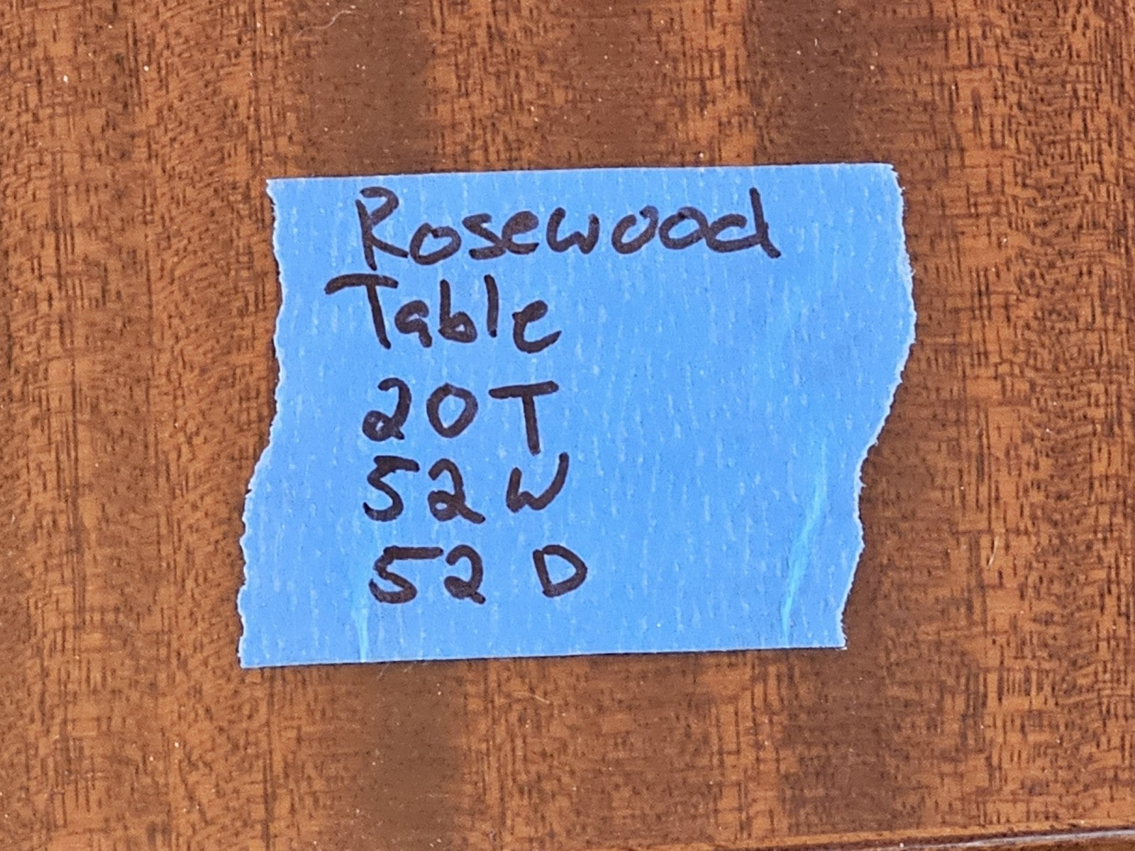 MCM Rosewood Custum Built Coffee Center Accent Table 