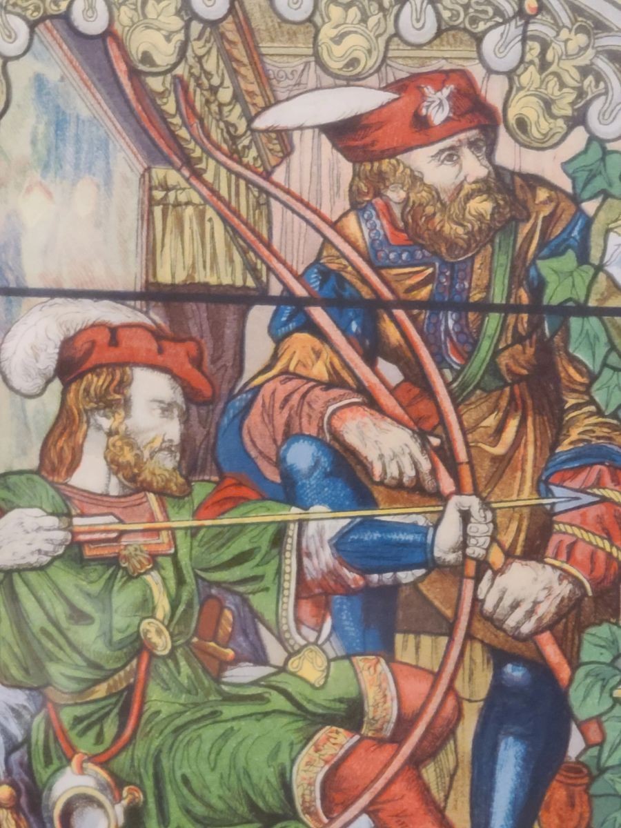 The Robin Hood Window Framed Litho Print