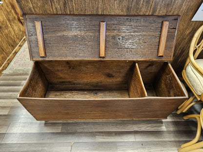 Early American 18th Century? Early 19th Century Farmhouse Pine Blanket Chest