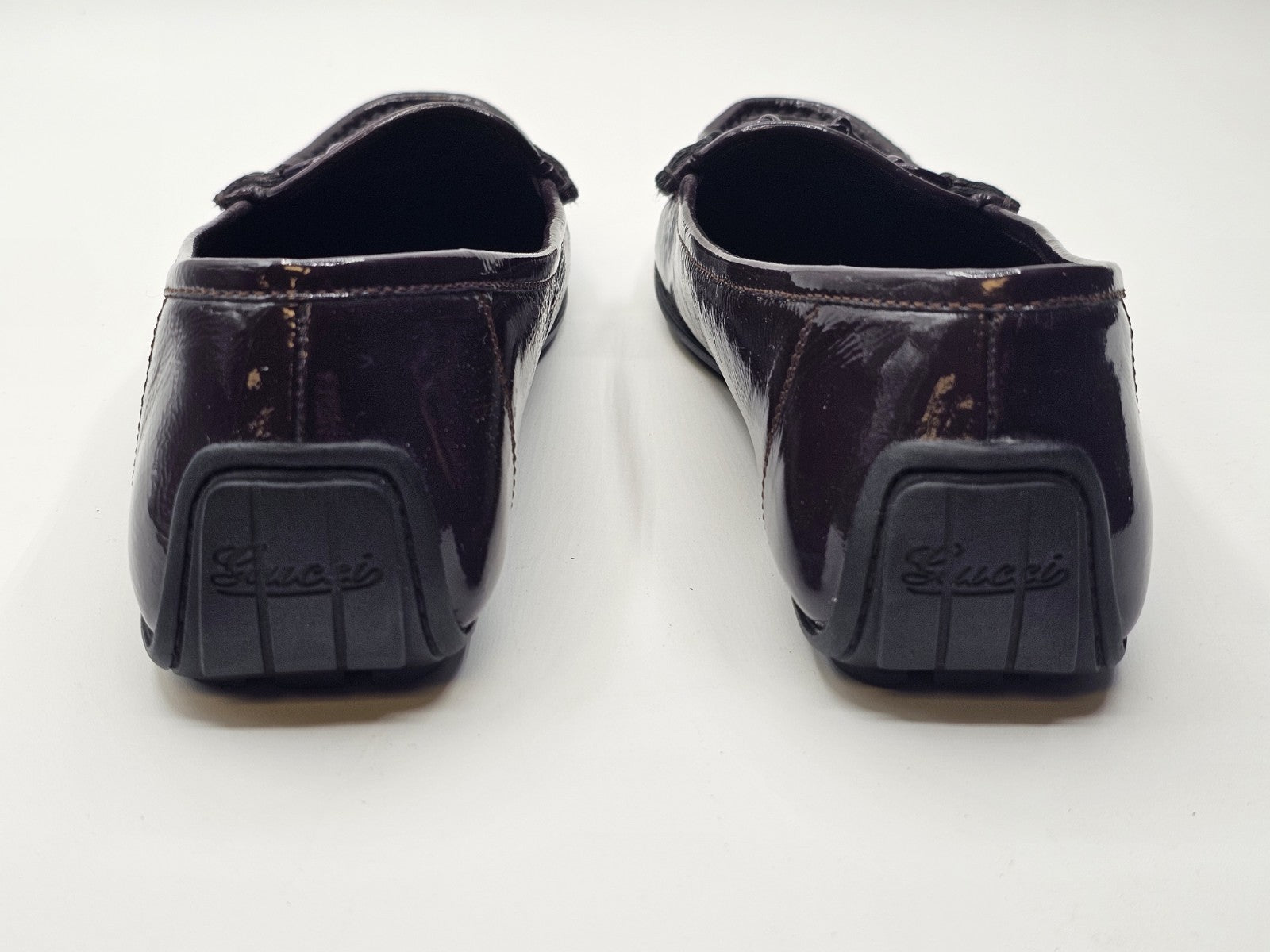 Gucci Moccasins Loafers Size 37 Used Good Condition Used Brown Little Wear