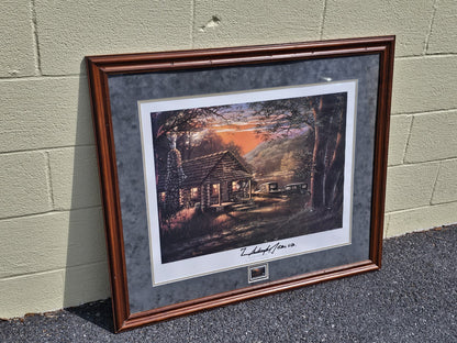Arthur Anderson Signed AP 5/15 "The Old Mill Camp" Print Norman Schwarzkopf