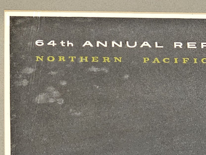Original Artwork Of The Northern Pacific Railroad 1961 9964A Zephyr Locomotive 