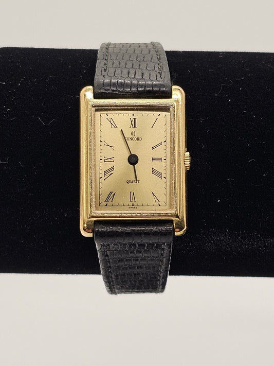 Vintage Concord San Remo Collection 17.61.661 Gold Plated Quartz Ladies Watch