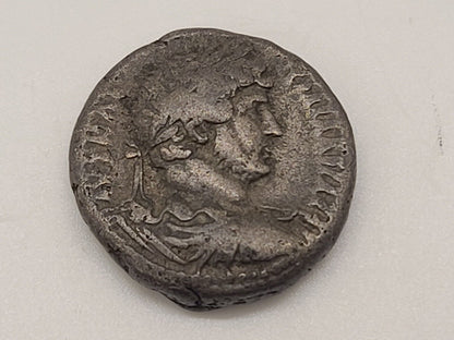 Hadrian. AD 117-138. Silver Billion Denarius, Alexandria Egypt Tetradrachm