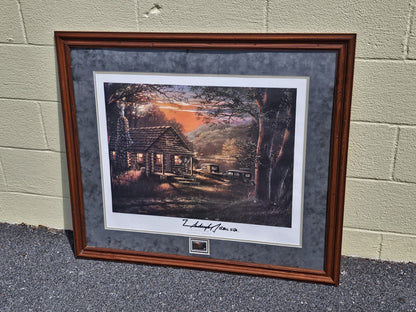 Arthur Anderson Signed AP 5/15 "The Old Mill Camp" Print Norman Schwarzkopf