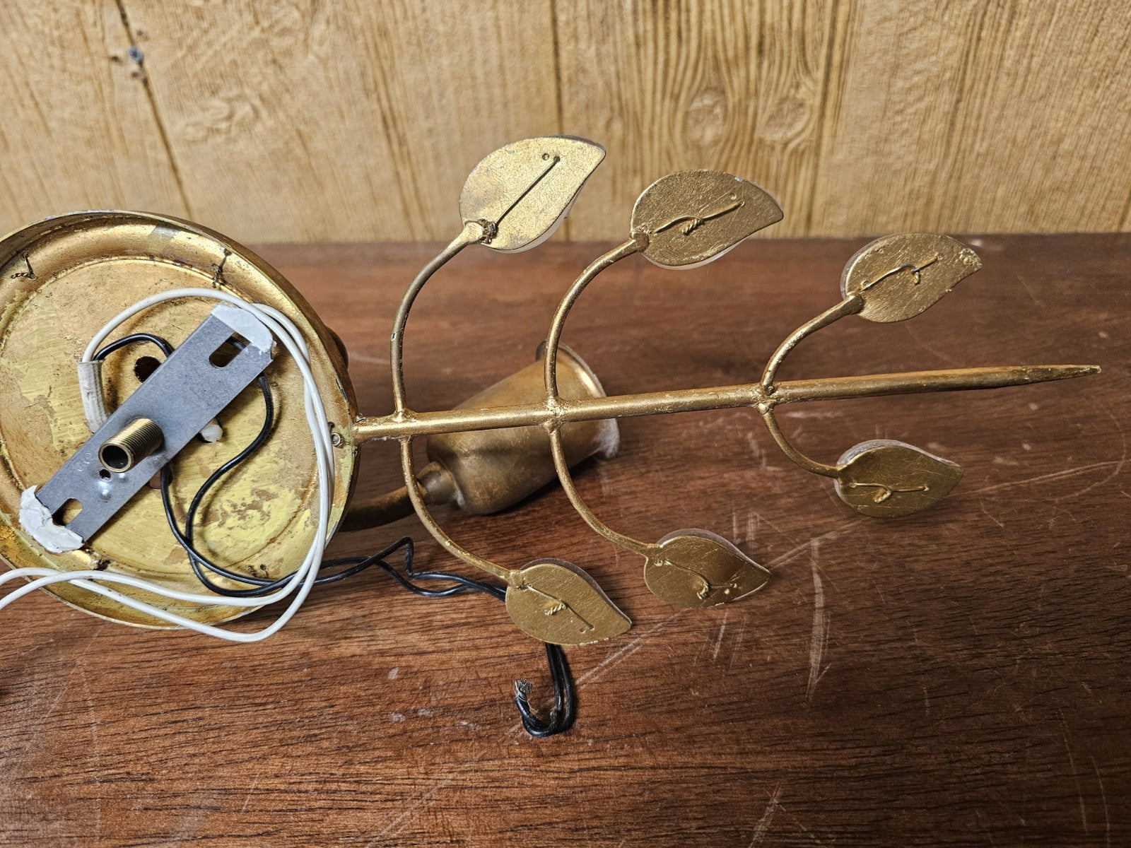 MCM 1960s Hollywood Regency Style Wall Light Lamp By Banci Firenze Decor