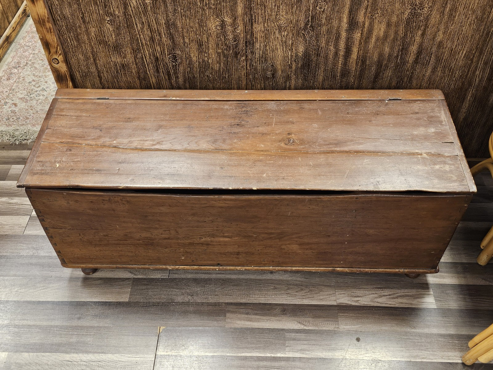 Early American 18th Century? Early 19th Century Farmhouse Pine Blanket Chest