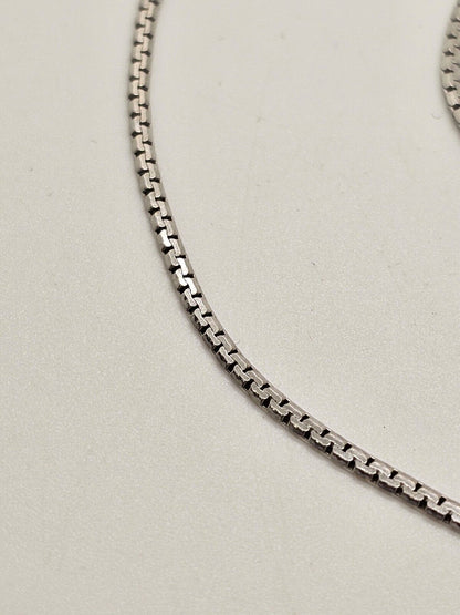 333 8k White Gold Necklace Chain 19.75 Inch 5.2 Grams