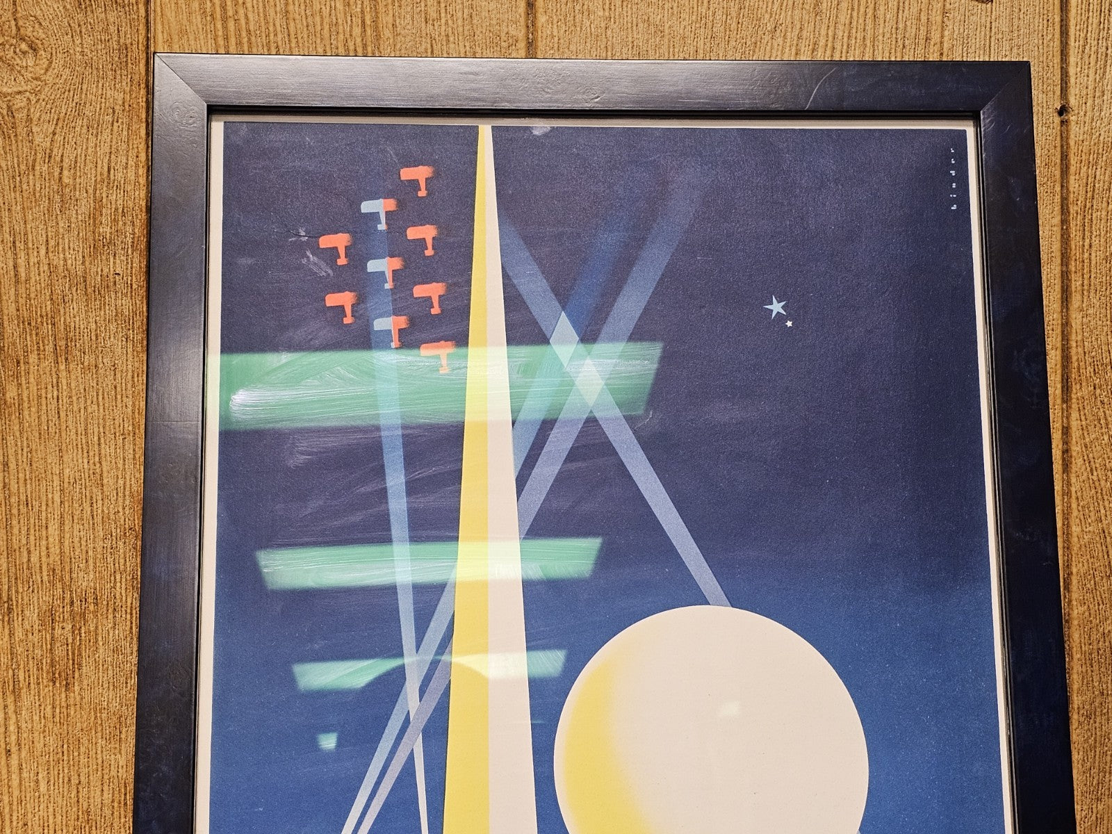Original 1939 New York World's Fair Poster Joseph Binder Frame Measures 15 X 21