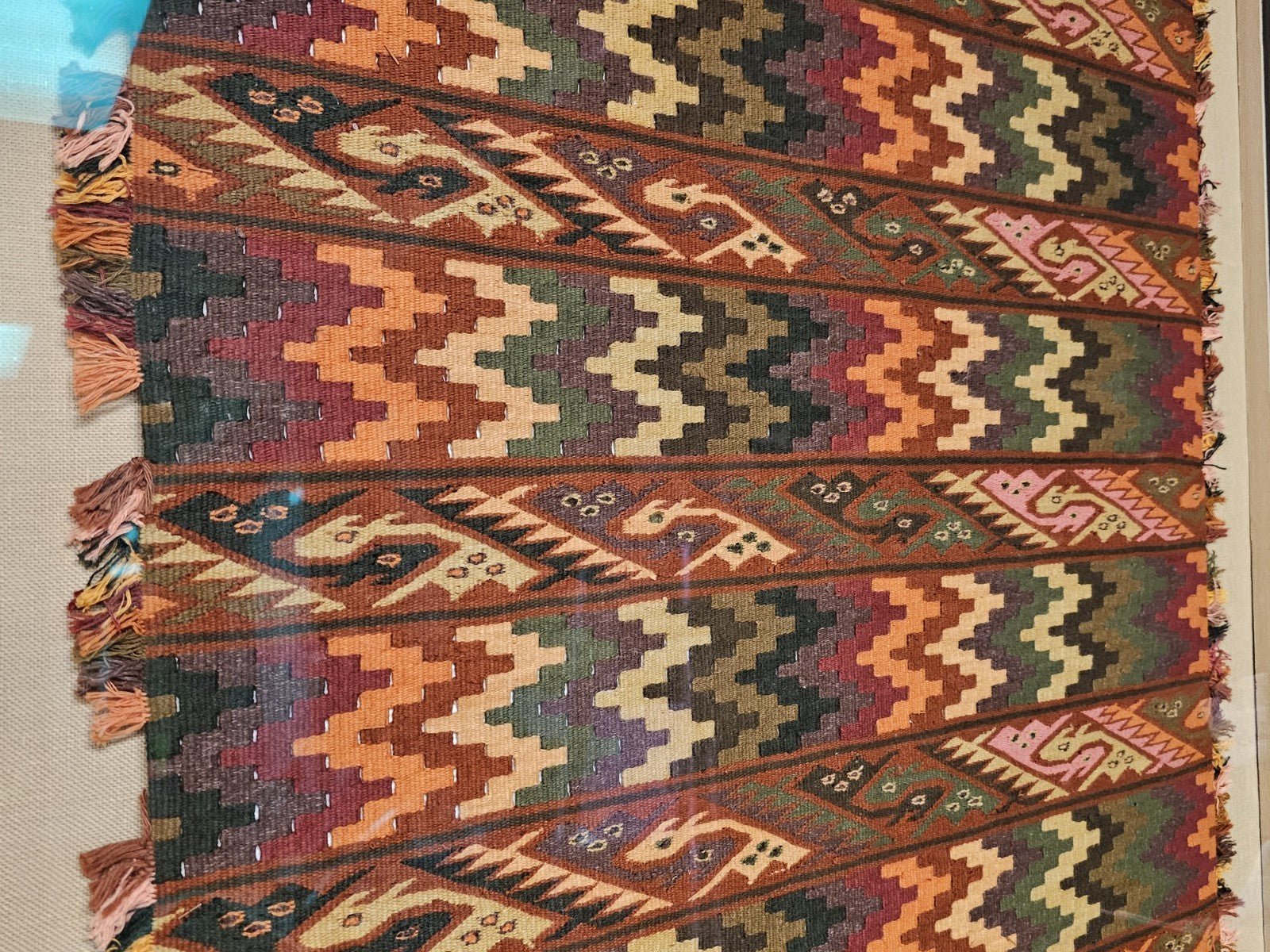 Vtg Sulca House Museum Wari Kelim Pre Inka Peruvian Tapestry Walter Sulca Leon 