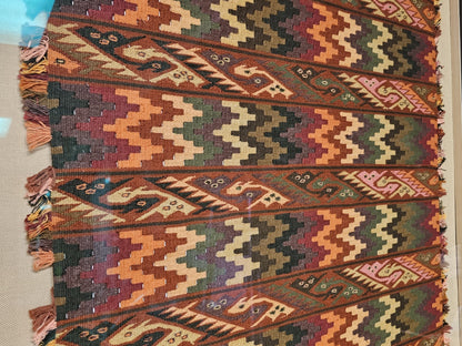 Vtg Sulca House Museum Wari Kelim Pre Inka Peruvian Tapestry Walter Sulca Leon 