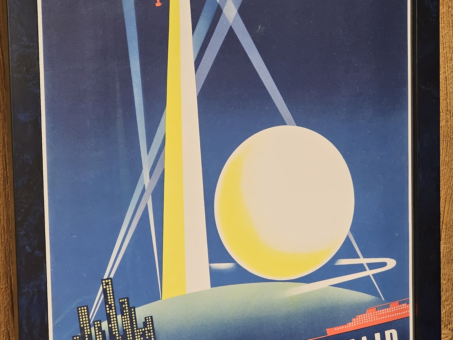 Original 1939 New York World's Fair Poster Joseph Binder Frame Measures 15 X 21