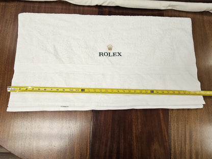 Vintage Rolex Sailers Duffel Bag With 2 Rolex Beach Bathroom Towels 33" X 70"