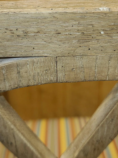 Regency Style Sculptural Arm Chair with Upholstered Seat