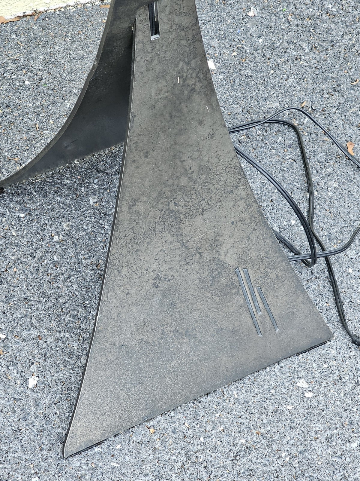 Hubbardton Forged Iron Contemporary Stasis Floor Lamp Pair 63 In Tall