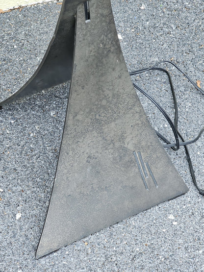 Hubbardton Forged Iron Contemporary Stasis Floor Lamp Pair 63 In Tall