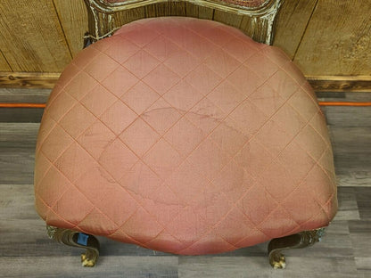French Style Bedroom Chair with Needlepoint Back Local Pick Up