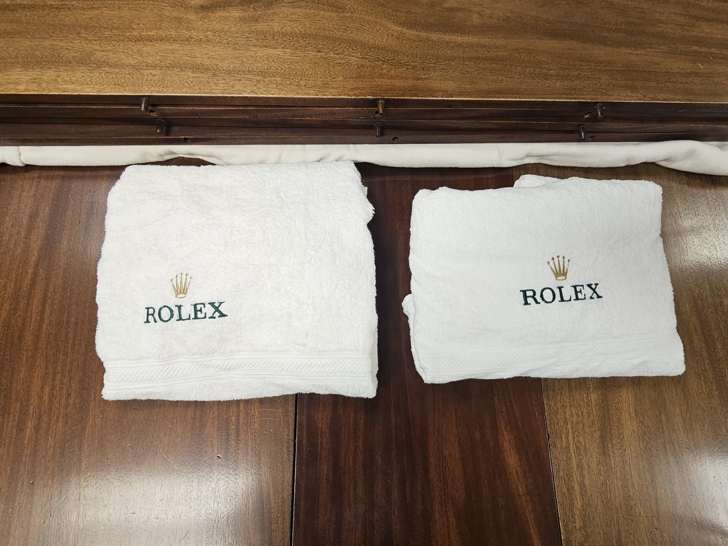 Vintage Rolex Sailers Duffel Bag With 2 Rolex Beach Bathroom Towels 33" X 70"