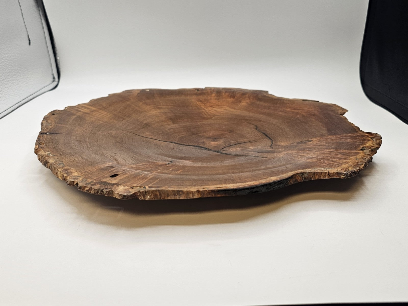 Mesquite Burlwood Free Form Piece. Artistic Lines and Color.