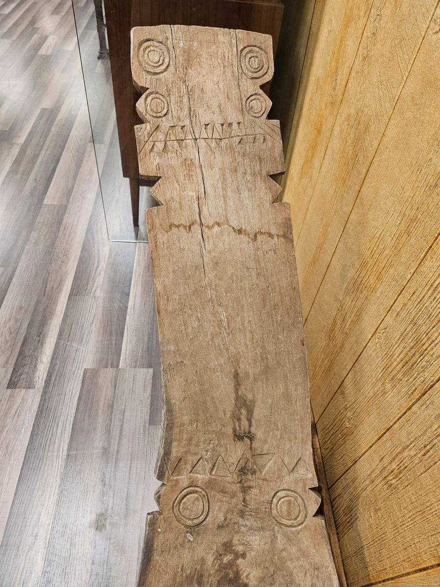 19th Century Carved Lobi Tribal Lounge Chair