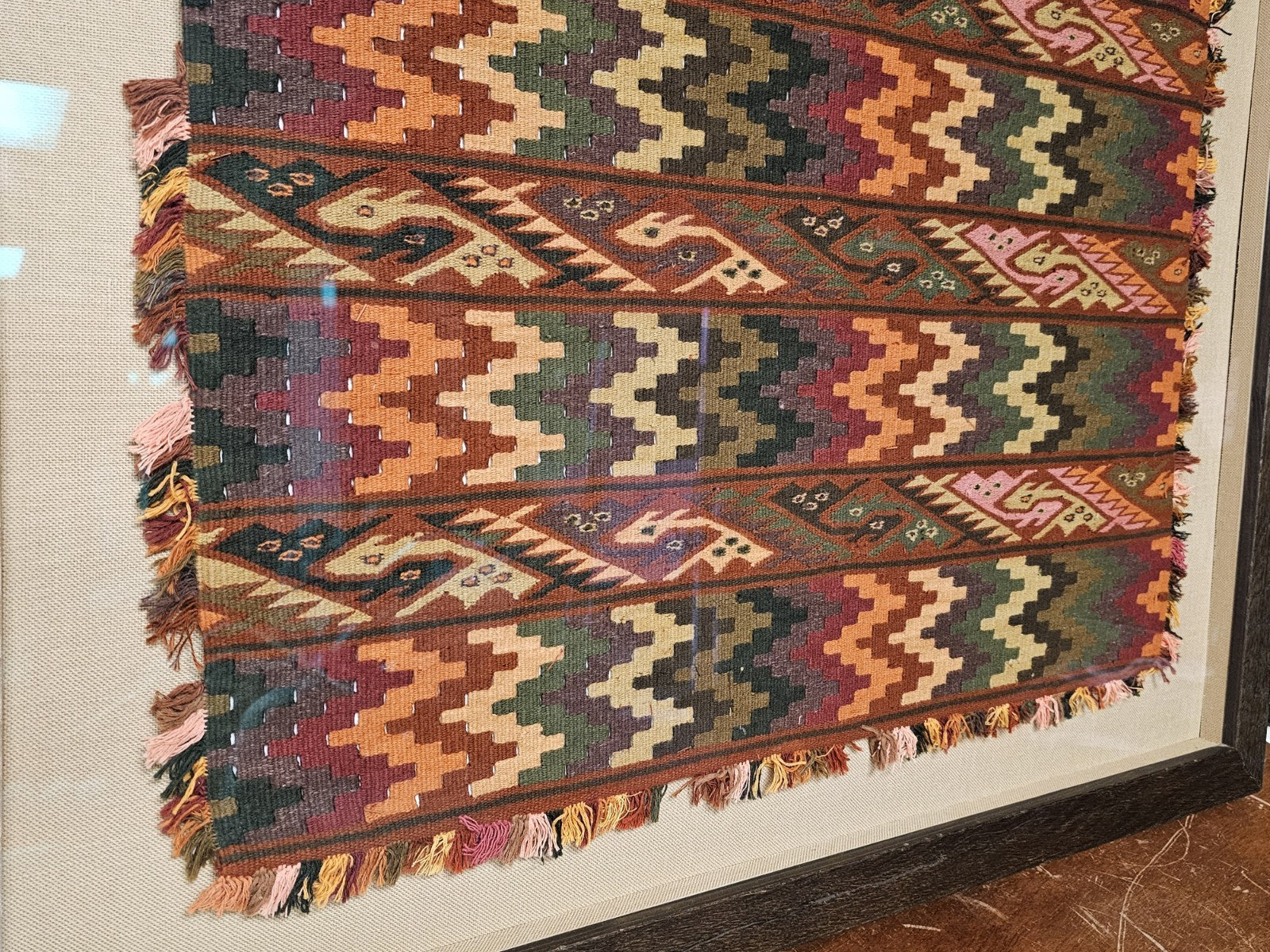 Vtg Sulca House Museum Wari Kelim Pre Inka Peruvian Tapestry Walter Sulca Leon 