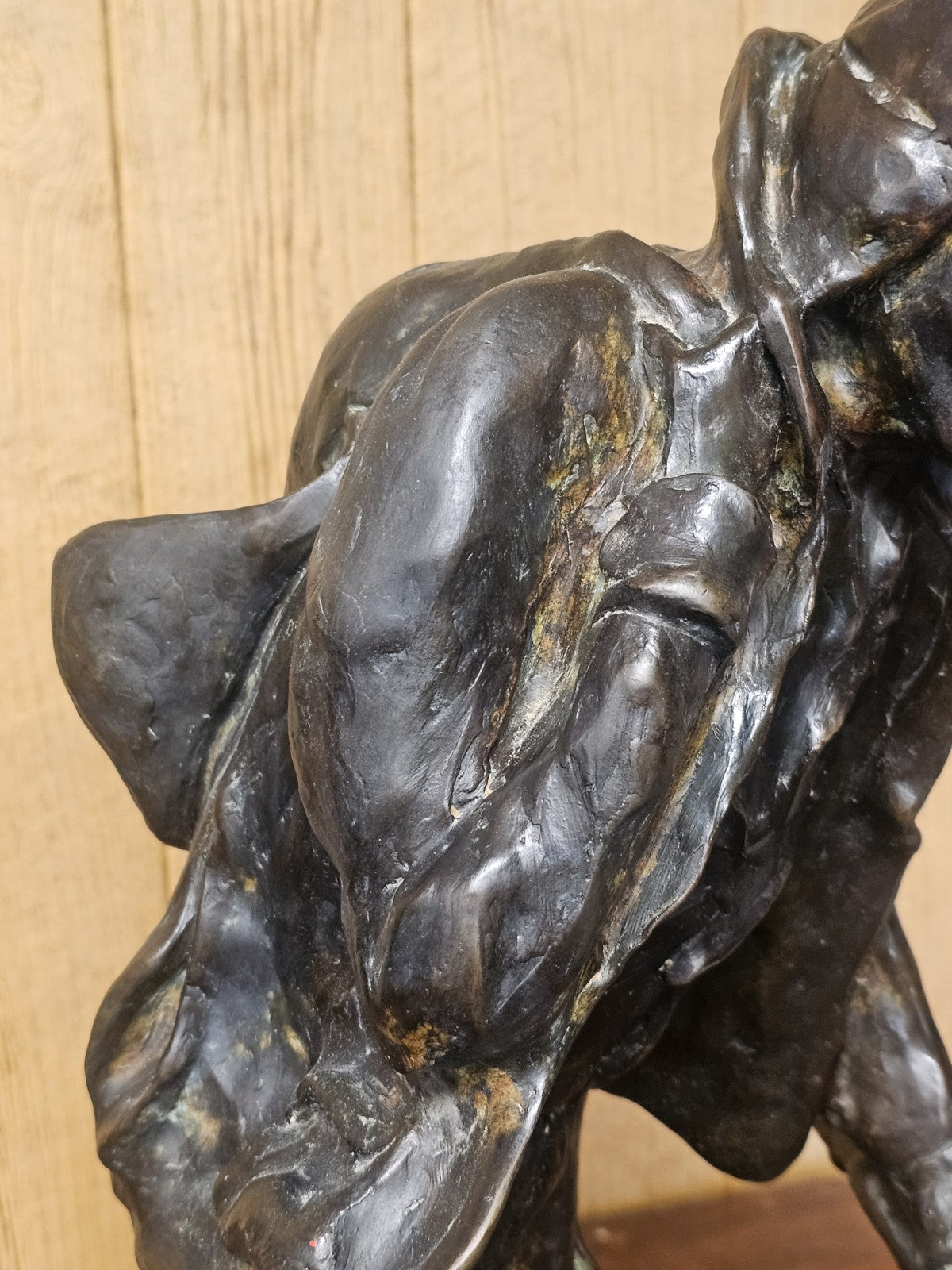 George Northrup "Out Of The Marsh" #5 Duck Hunter Bronze Sculpture 66 Pounds 