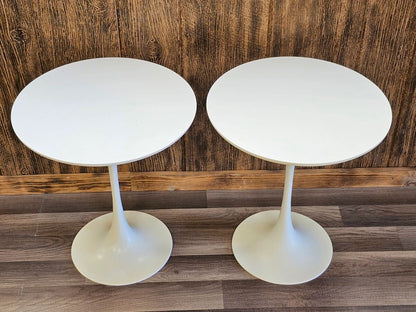 Mid Century Modern Pair of Tulip Side Tables
