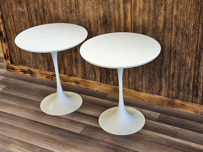 Mid Century Modern Pair of Tulip Side Tables