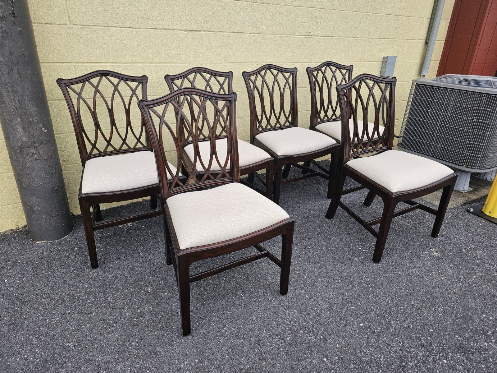 Theodore Alexander Trellis Dining Chairs Set Of 6